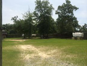 Inside fort mitchell stockade